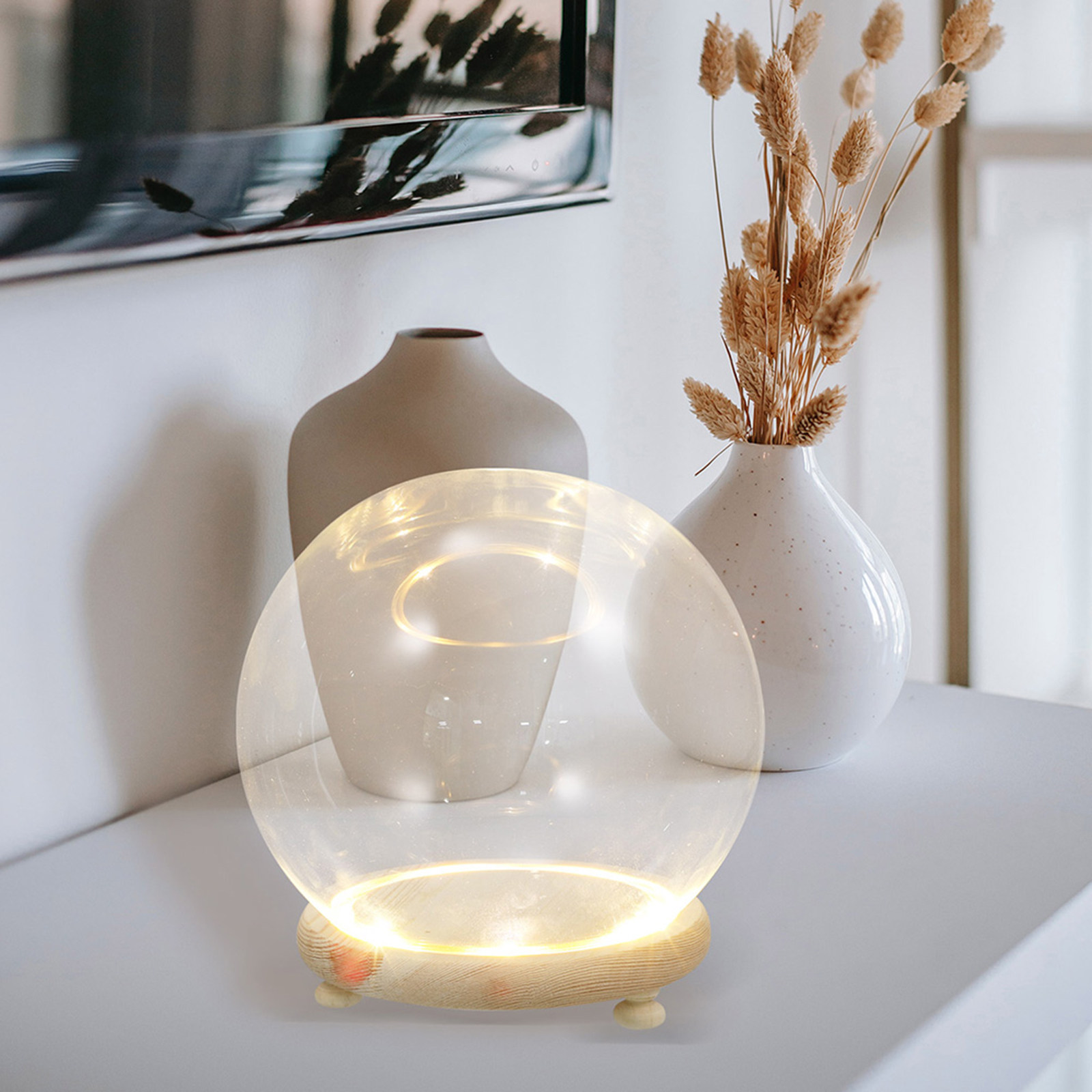 Cúpula de Cristal con Base de  - Plastic Dome Clear reseña y precio