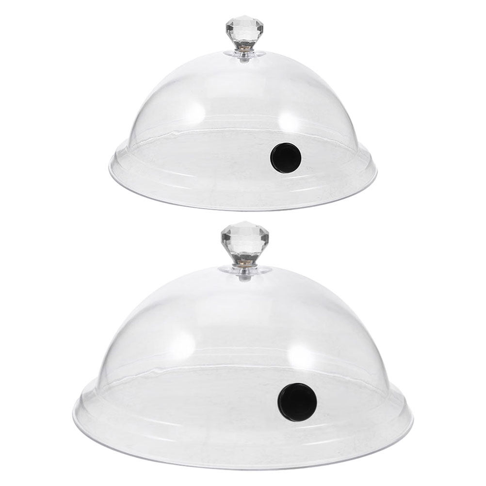 2 unidades de cubierta transpa - Plastic Dome Clear reseña y precio